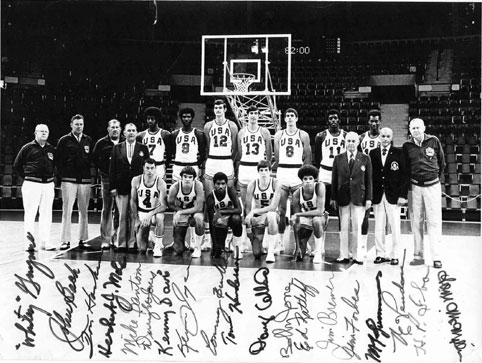 1972 USA Olympic Mens Basketball Team Photo